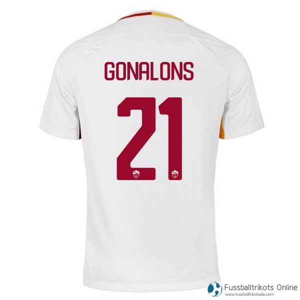 AS Roma Trikot Auswarts Gonalons 2017-18 Fussballtrikots Günstig